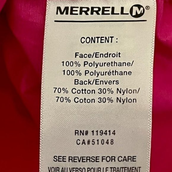 Merrell Avalon Wind Rush Half Zip Jacket Vintage Pink/Teal S - Picture 10 of 11